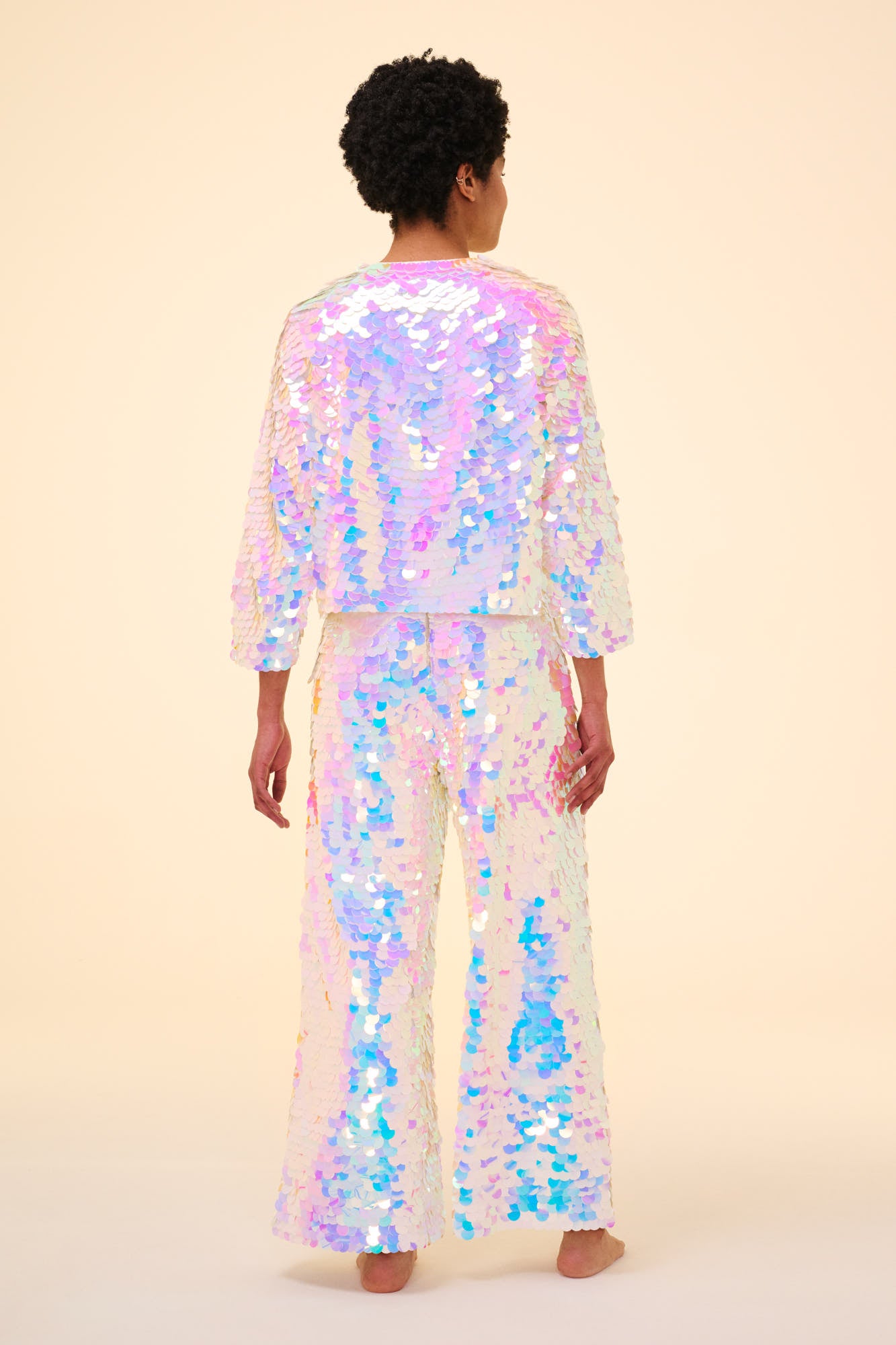 PENNY SEQUIN JACKET - OPAL