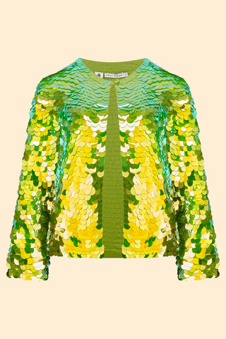 PENNY SEQUIN JACKET - MANTIS