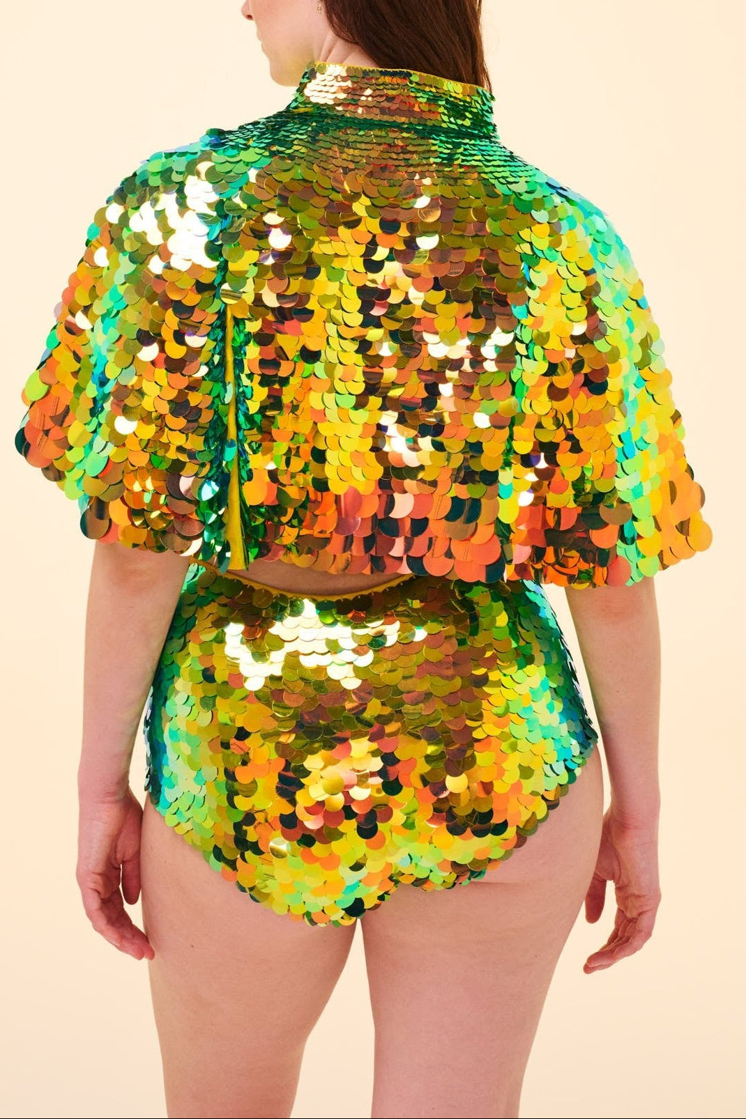 GIGI SEQUIN HOTPANTS - CITRUS - Rosa BloomSS24 - Bottoms