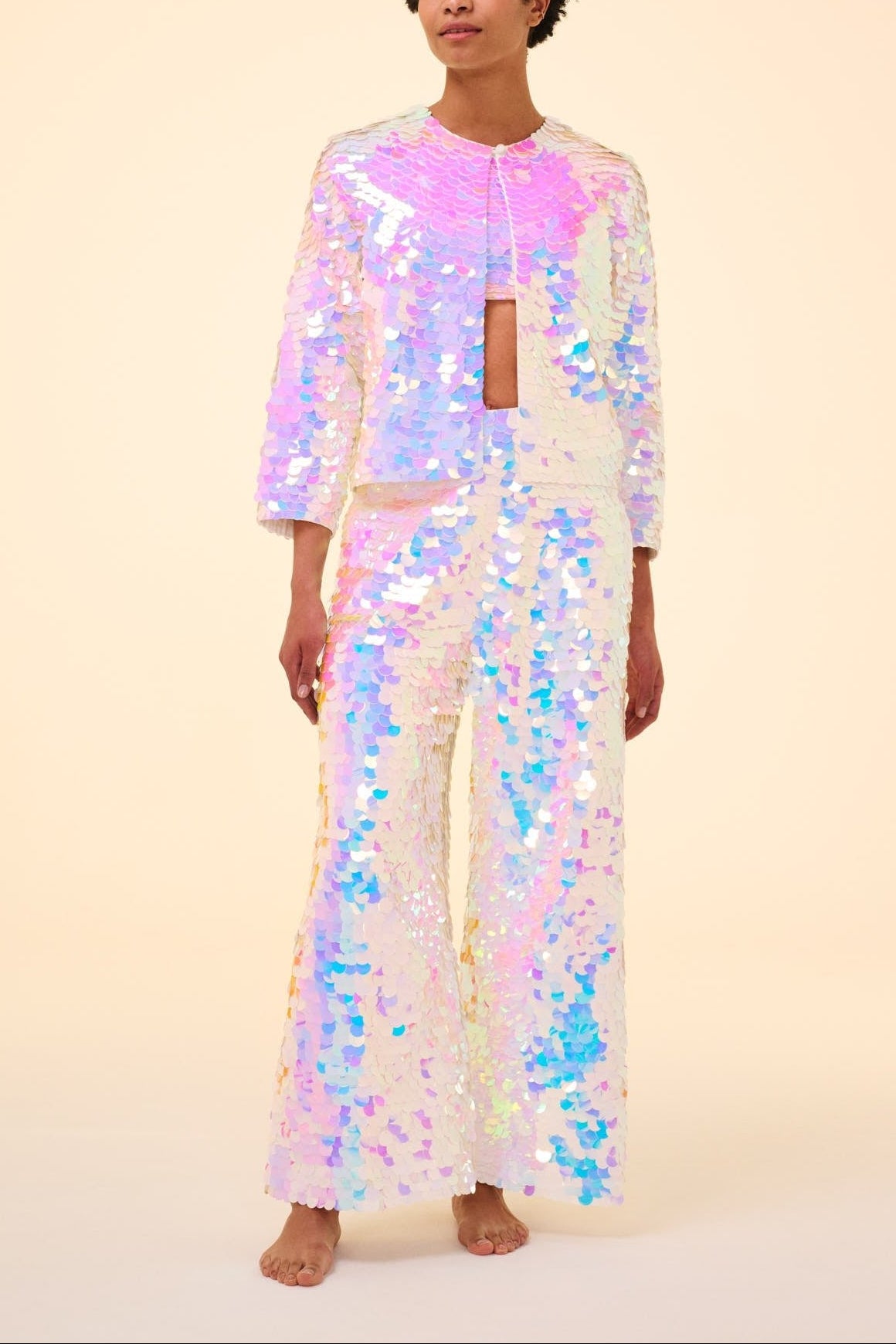 PENNY SEQUIN JACKET - OPAL - Rosa BloomJackets