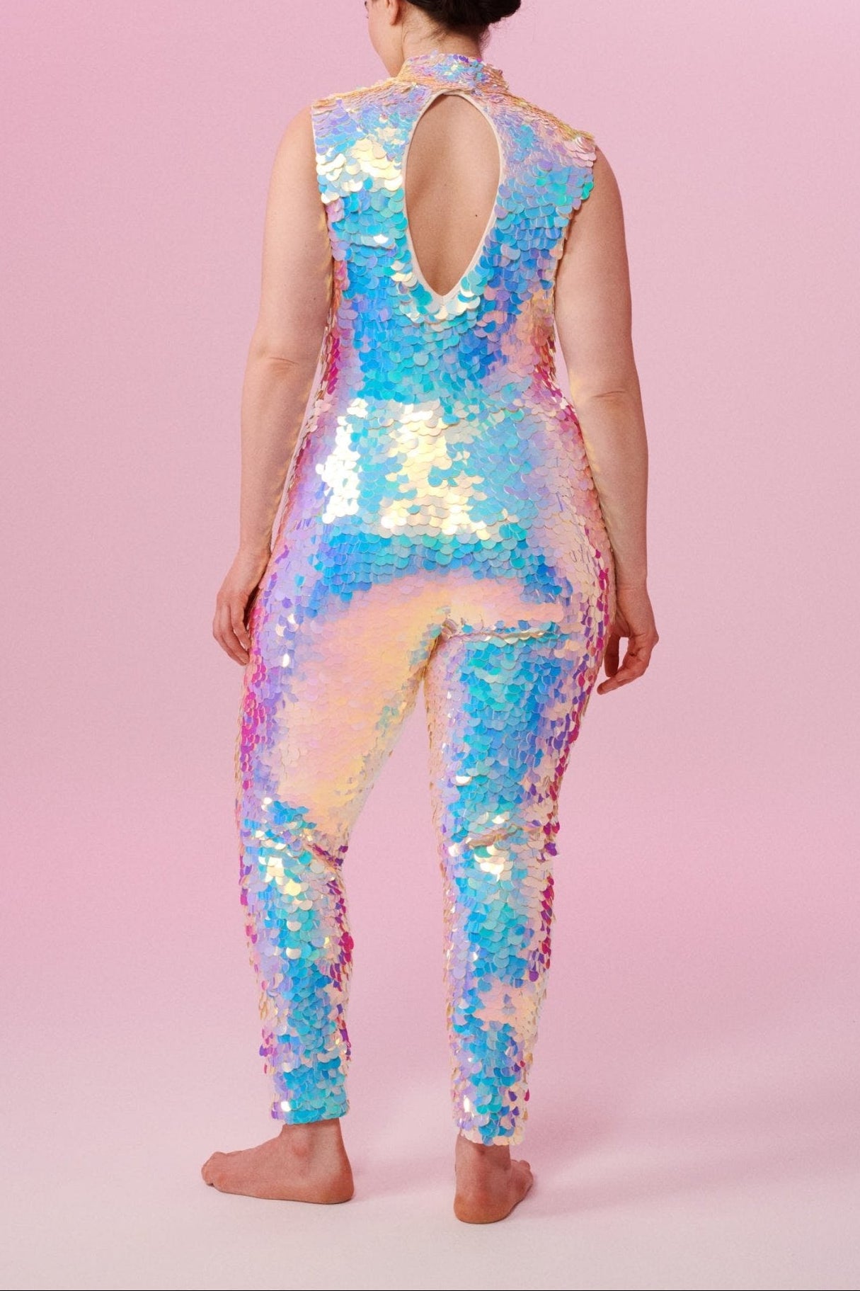 IRIS SEQUIN JUMPSUIT - OPAL - Rosa BloomSS22 - Jumpsuits & Leotards