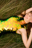 IRIS SEQUIN JUMPSUIT - CITRUS
