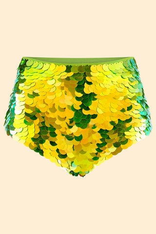 GIGI SEQUIN HOTPANTS - MANTIS
