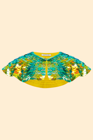 INTI SEQUIN CAPE - CITRUS