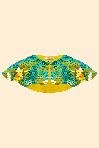 INTI SEQUIN CAPE - CITRUS