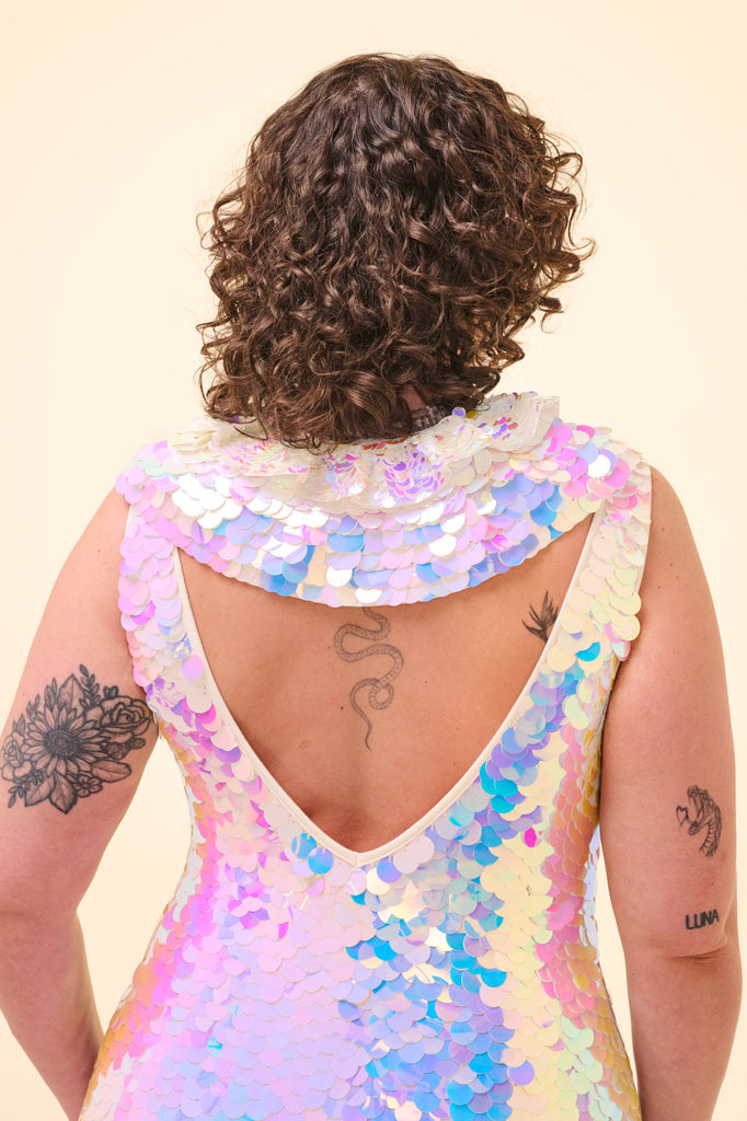 SOL SEQUIN RUFF - OPAL