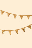 MINI SEQUIN BUNTING - GOLD