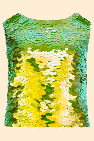 NIKKI SEQUIN TOP - MANTIS