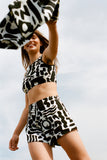 TWINKS CROP TOP - FLOW PRINT