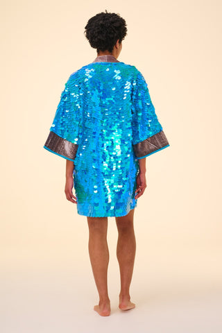 AGNES SEQUIN ROBE - SKY - Rosa BloomSS24 - Tops