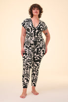 APHRODITE JUMPSUIT - FLOW PRINT - Rosa BloomSS24 - Jumpsuits & Leotards