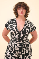 APHRODITE JUMPSUIT - FLOW PRINT - Rosa BloomSS24 - Jumpsuits & Leotards