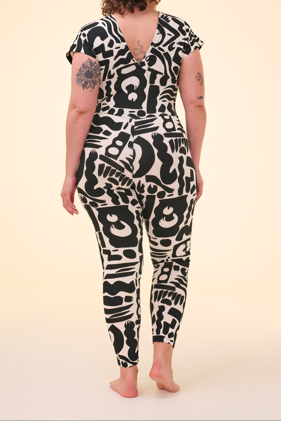 APHRODITE JUMPSUIT - FLOW PRINT - Rosa BloomSS24 - Jumpsuits & Leotards