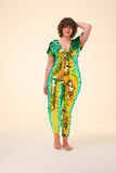 APHRODITE SEQUIN JUMPSUIT - CITRUS - Rosa BloomSS24 - Jumpsuits & Leotards
