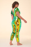 APHRODITE SEQUIN JUMPSUIT - CITRUS - Rosa BloomSS24 - Jumpsuits & Leotards