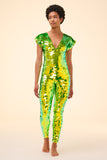 APHRODITE SEQUIN JUMPSUIT - MANTIS - Rosa BloomSS24 - Jumpsuits & Leotards