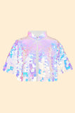 ECLIPSE SEQUIN CAPE - OPAL - Rosa BloomSS22 - Tops