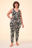ELECTRA JUMPSUIT - FLOW PRINT - Rosa BloomSS24 - Jumpsuits & Leotards