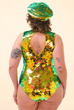 FIFI SEQUIN LEOTARD - CITRUS - Rosa BloomSS24 - Jumpsuits & Leotards