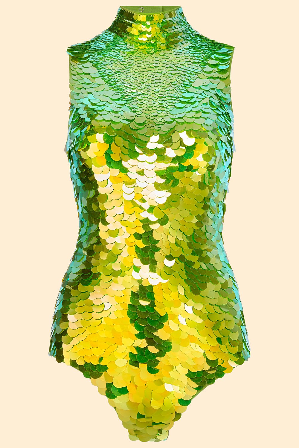 FIFI SEQUIN LEOTARD - MANTIS - Rosa BloomSS24 - Jumpsuits & Leotards
