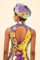 FIFI SEQUIN LEOTARD - ORCHID - Rosa BloomSS24 - Jumpsuits & Leotards