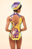 FIFI SEQUIN LEOTARD - ORCHID - Rosa BloomSS24 - Jumpsuits & Leotards