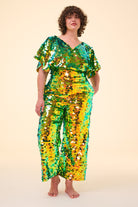 FLORENCE SEQUIN CAPE TOP - CITRUS - Rosa BloomSS24 - Tops