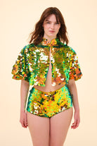 GIGI SEQUIN HOTPANTS - CITRUS - Rosa BloomSS24 - Bottoms