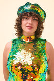 GRACE SEQUIN BERET - CITRUS - Rosa BloomSS24 - Accessories