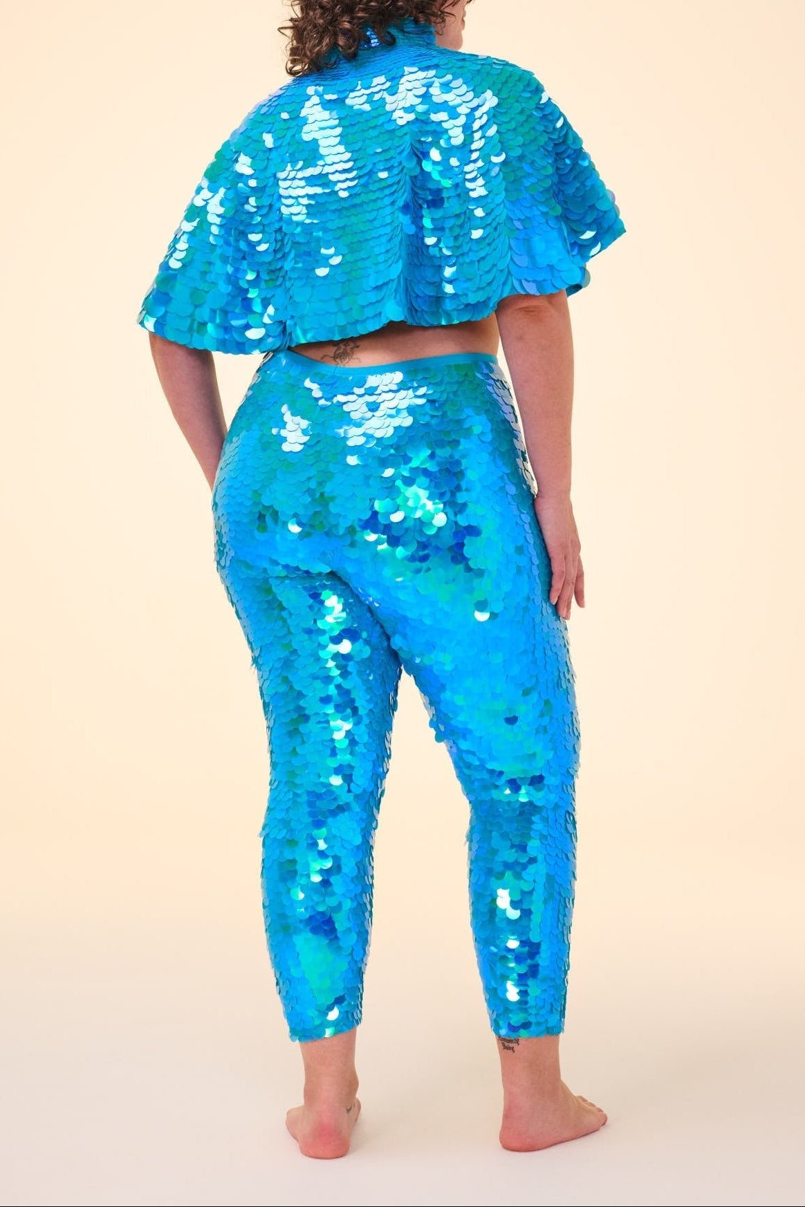 INDUS SEQUIN LEGGINGS - SKY - Rosa BloomSS24 - Bottoms