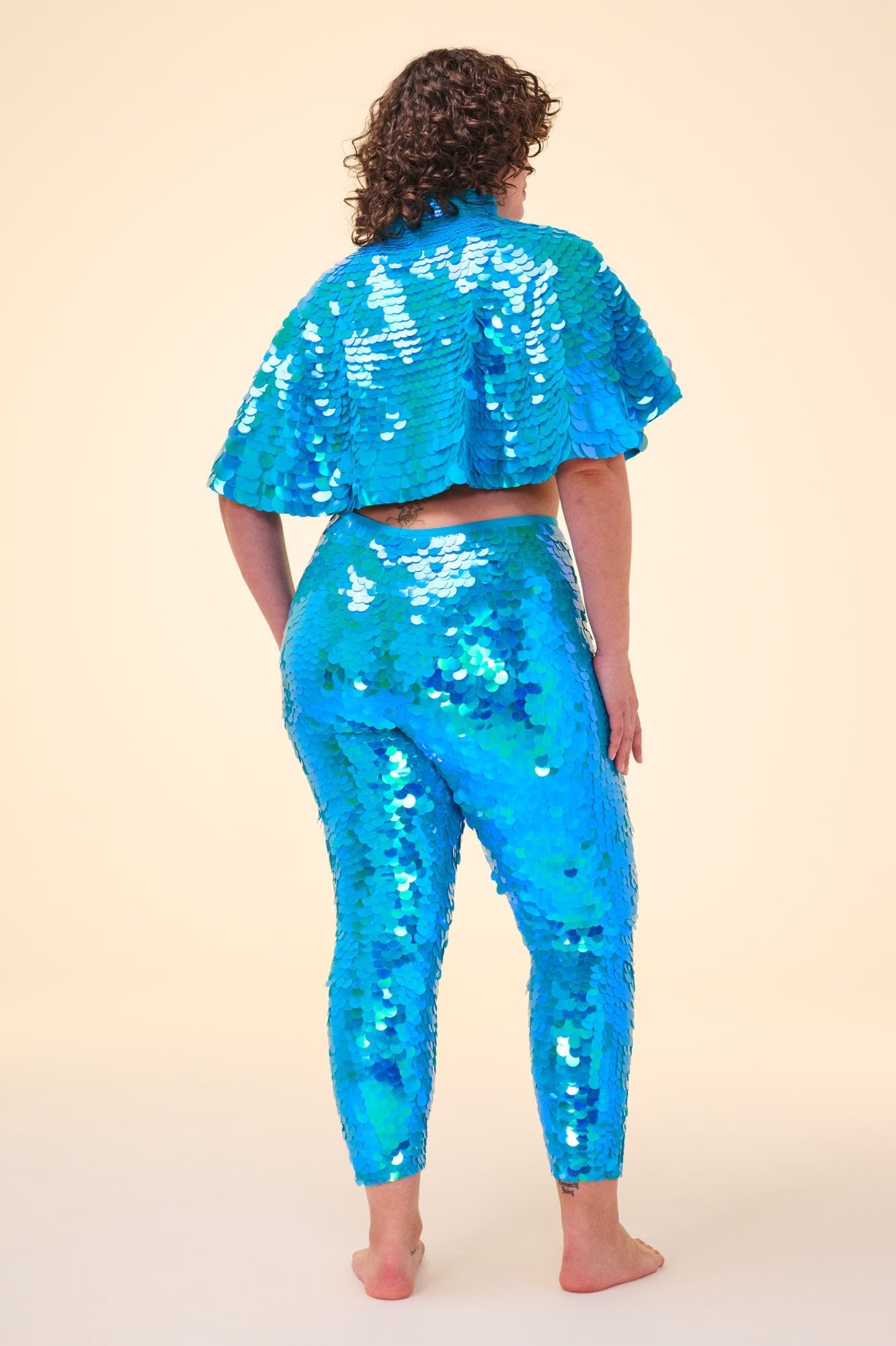 INDUS SEQUIN LEGGINGS - SKY - Rosa BloomSS24 - Bottoms