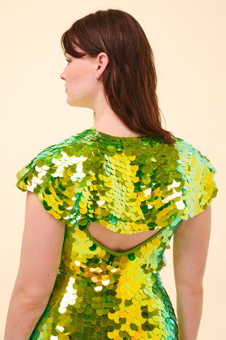 INTI SEQUIN CAPE - MANTIS - Rosa BloomSS24 - Accessories