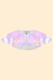 INTI SEQUIN CAPE - OPAL - Rosa BloomSS24 - Accessories