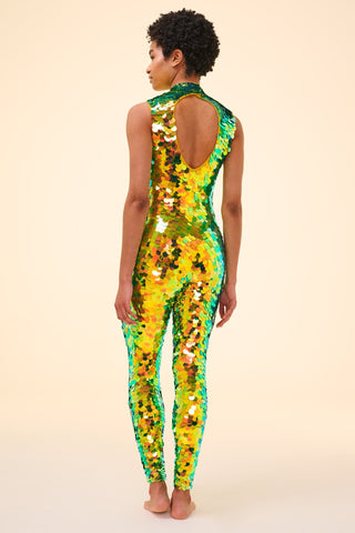 IRIS SEQUIN JUMPSUIT - CITRUS - Rosa BloomSS24 - Jumpsuits & Leotards