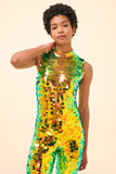 IRIS SEQUIN JUMPSUIT - CITRUS - Rosa BloomSS24 - Jumpsuits & Leotards