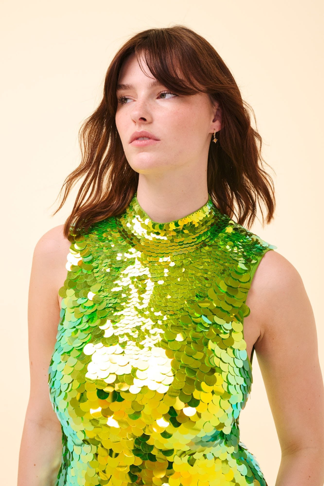IRIS SEQUIN JUMPSUIT - MANTIS - Rosa BloomSS24 - Jumpsuits & Leotards