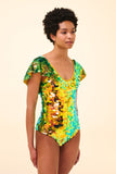 JAZMIN SEQUIN LEOTARD - CITRUS - Rosa BloomSS24 - Jumpsuits & Leotards