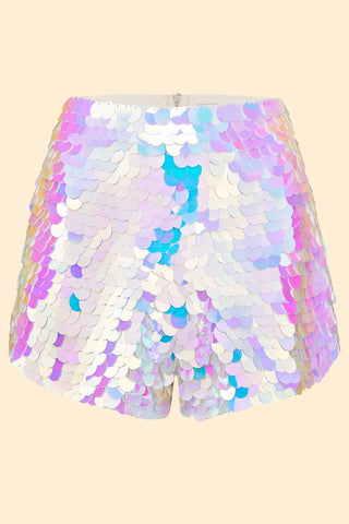 JUNO SEQUIN SHORTS - OPAL '24 - Rosa BloomSS24 - Bottoms