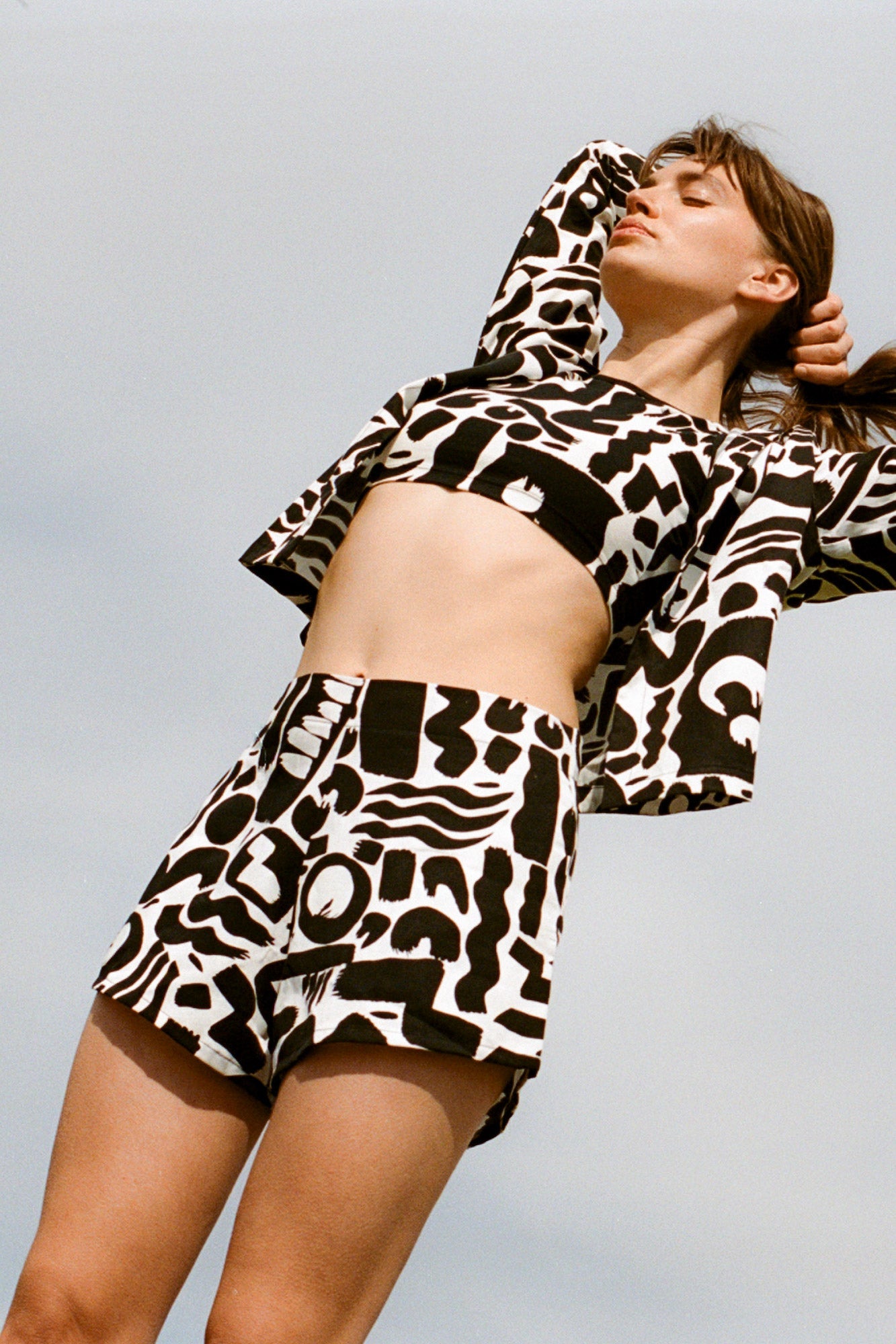 JUNO SHORTS - FLOW PRINT - Rosa BloomSS24 - Bottoms