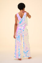 NIKKI SEQUIN TOP - OPAL - Rosa BloomSS24 - Tops
