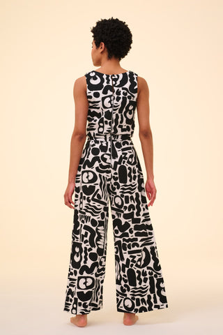 ORPHEA JUMPSUIT - FLOW PRINT - Rosa BloomSS24 - Jumpsuits & Leotards