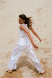 ORPHEA SEQUIN JUMPSUIT - OPAL - Rosa BloomSS24 - Jumpsuits & Leotards