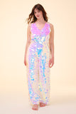 ORPHEA SEQUIN JUMPSUIT - OPAL - Rosa BloomSS24 - Jumpsuits & Leotards