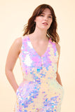 ORPHEA SEQUIN JUMPSUIT - OPAL - Rosa BloomSS24 - Jumpsuits & Leotards