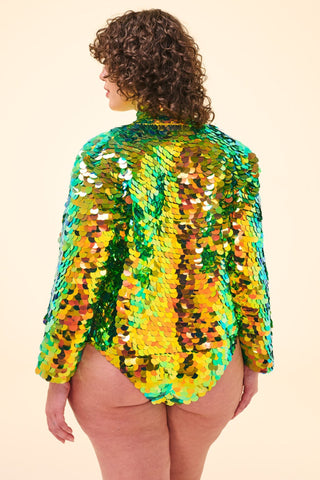 PENNY SEQUIN JACKET - CITRUS - Rosa BloomSS24 - Tops