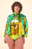 PENNY SEQUIN JACKET - CITRUS - Rosa BloomSS24 - Tops