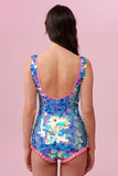 SEA CIRCUS SEQUIN PLAYSUIT - AMETHYST