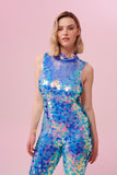 SALE IRIS SEQUIN JUMPSUIT - AMETHYST - Rosa BloomJumpsuits & Leotards
