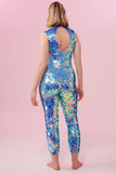 SALE IRIS SEQUIN JUMPSUIT - AMETHYST - Rosa BloomJumpsuits & Leotards