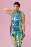 SALE IRIS SEQUIN JUMPSUIT - CHAMELEON - Rosa BloomJumpsuits & Leotards
